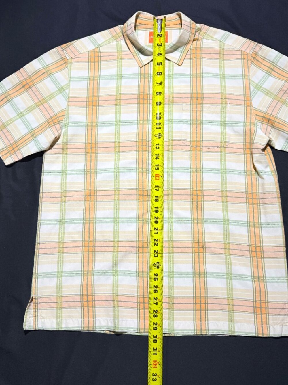 Tommy Bahama Mens SILK Shirt M Multicolored Short Sleeve Untucked Flat Bottom - Picture 7 of 9